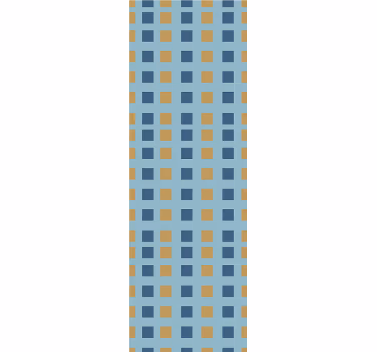 Tapet pătrat grilă pătrată geometrică - TenStickers