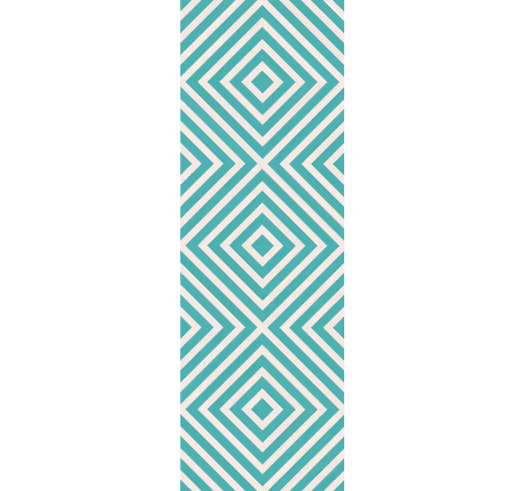 Tapet geometric model de diamant orbitor - TenStickers