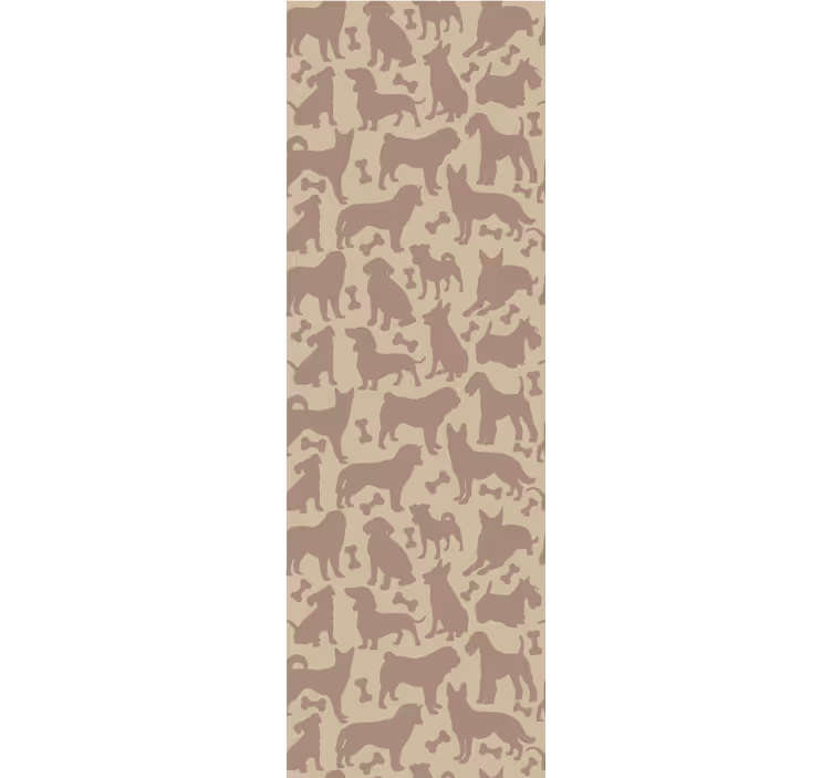 Câine tapet motive feline - TenStickers