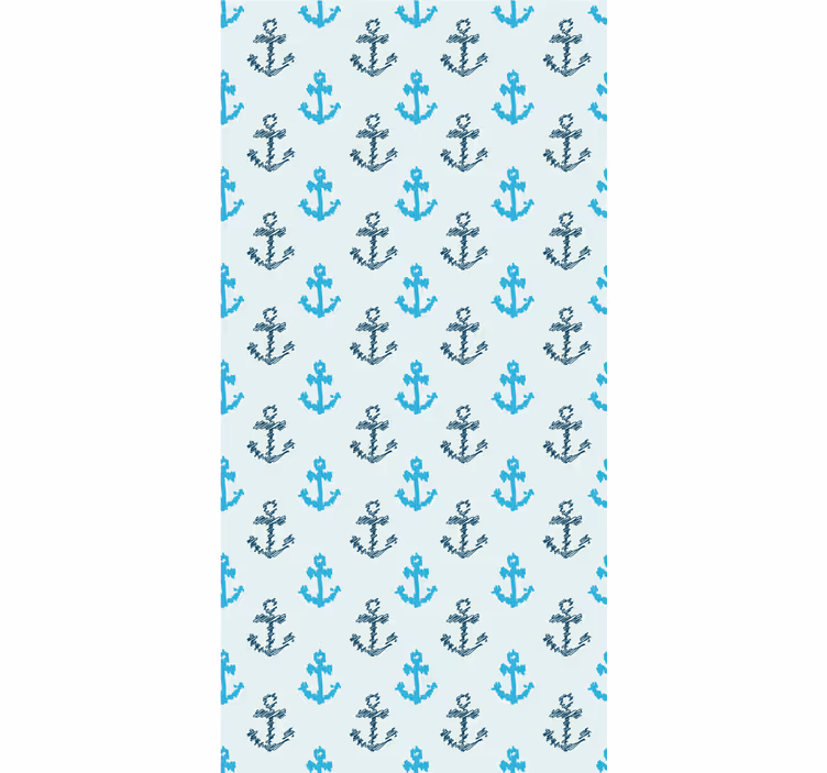 Tapet baie model de ancoră nautică - TenStickers