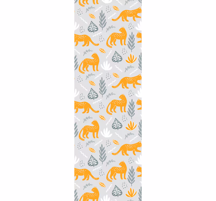 Tapet pisici decor cu motiv felin - TenStickers