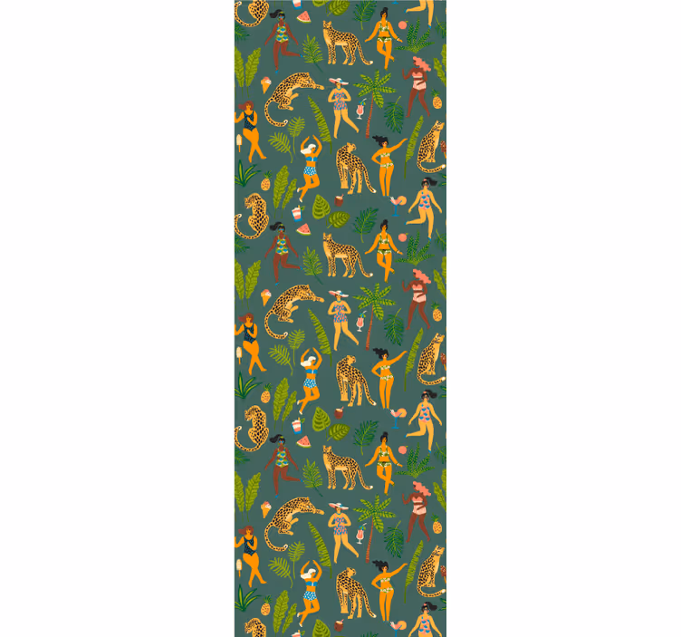 Tapet de animale motiv de dans junglei - TenStickers