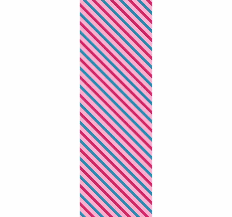 Tapet orizontal diagonală în dungi - TenStickers
