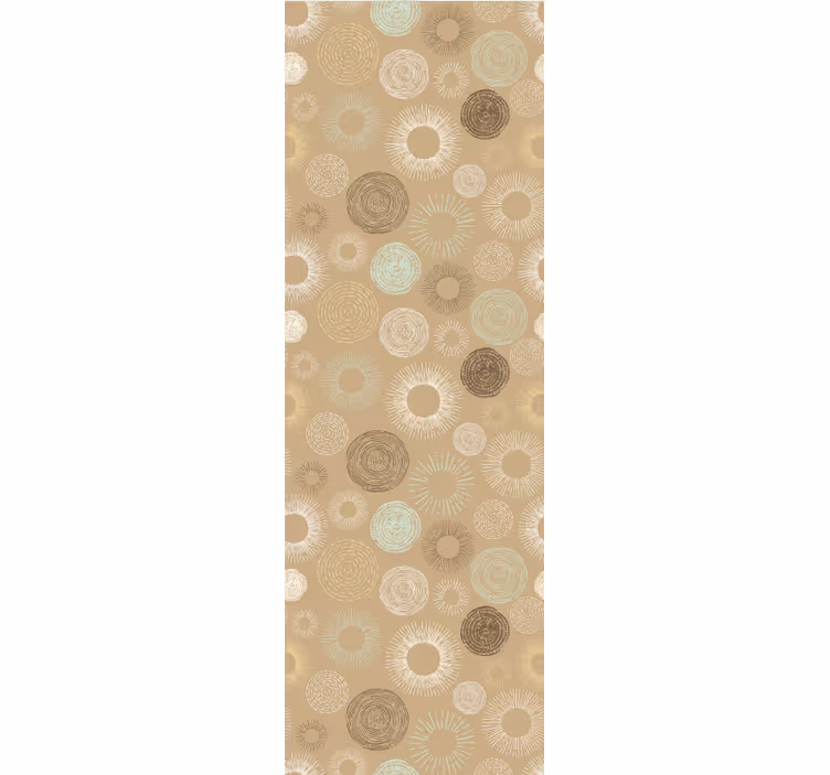 Tapet geometric model circular - TenStickers