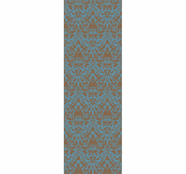 Tapet baroc cu motive ornamentale de frunze - TenStickers