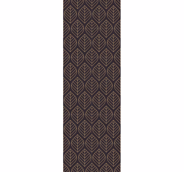 Tapet de frunze frunze model eleganta - TenStickers