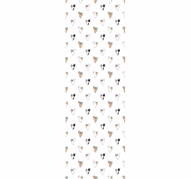 Câine tapet silueta canină - TenStickers