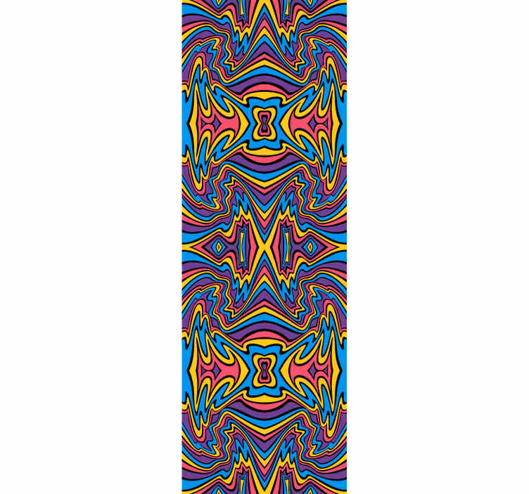 Tapet abstract model caleidoscopic - TenStickers