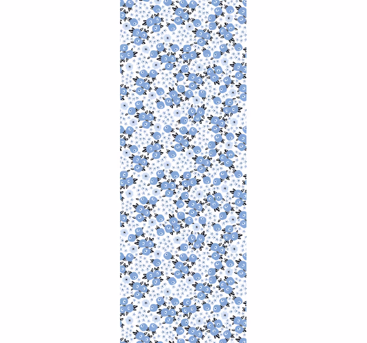 Tapet flori fuziune cu modele florale - TenStickers