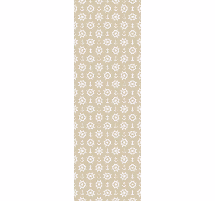 Tapet gresie design cu motive nautice - TenStickers