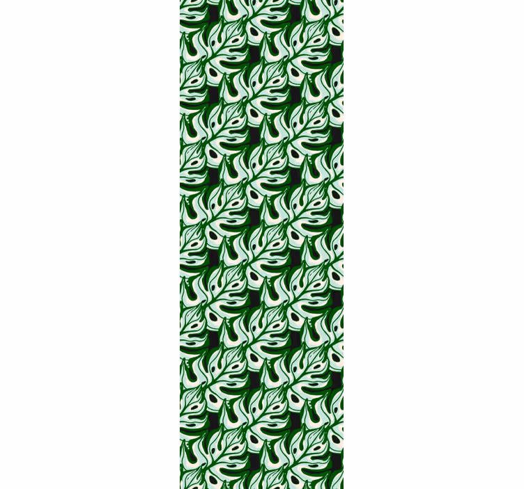 Tapet de frunze motiv verde cu frunze - TenStickers