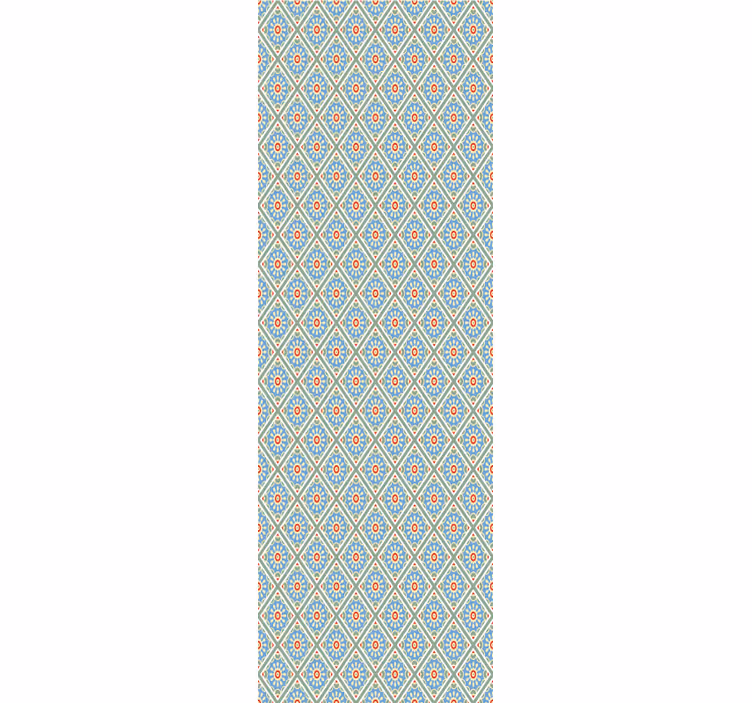 Tapet gresie esență de plăci geometrice - TenStickers
