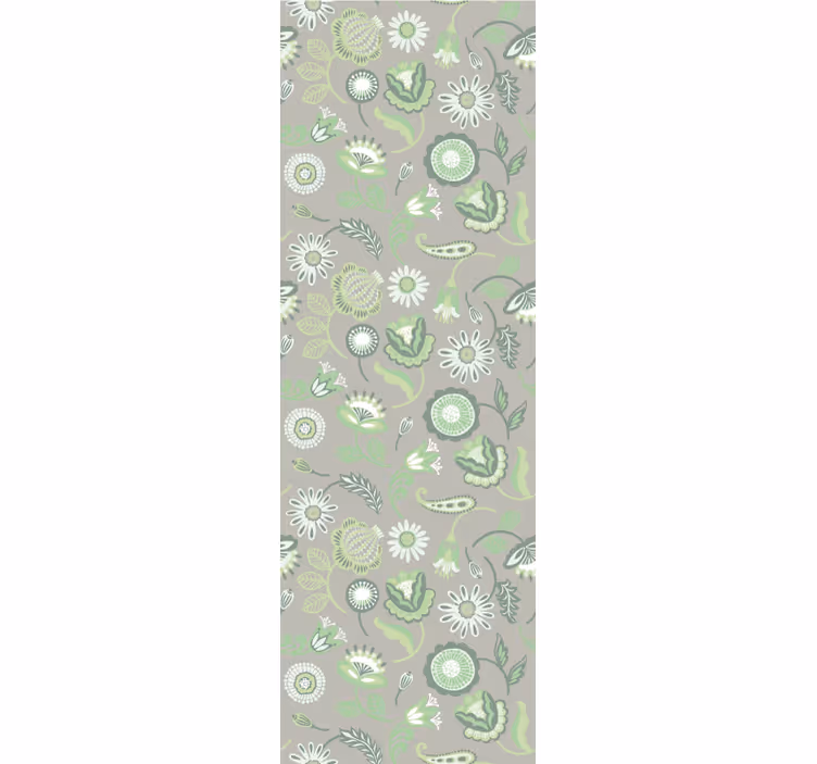 Tapet floral motiv de verdeață florală - TenStickers