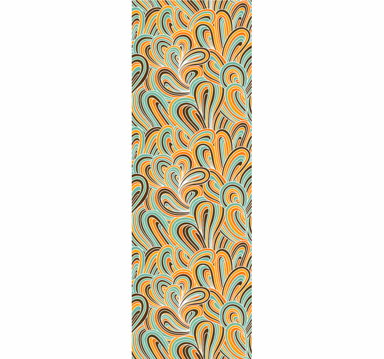 Tapet abstract motiv învolburat - TenStickers