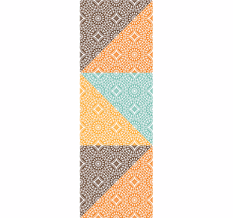 Tapet vintage psihedelic hippy mandala - TenStickers