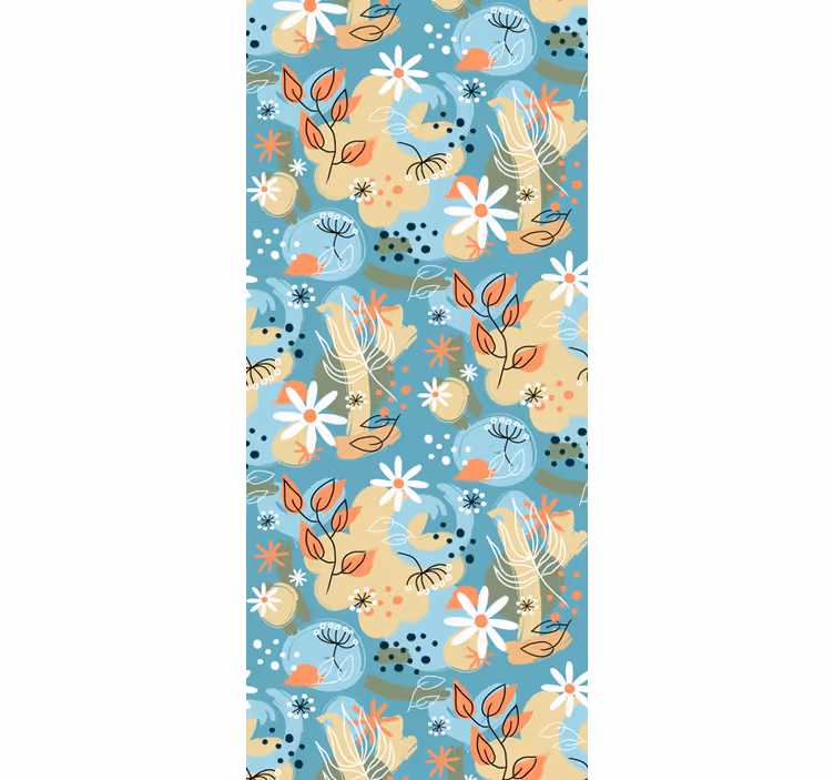 Tapet flori briza florală - TenStickers