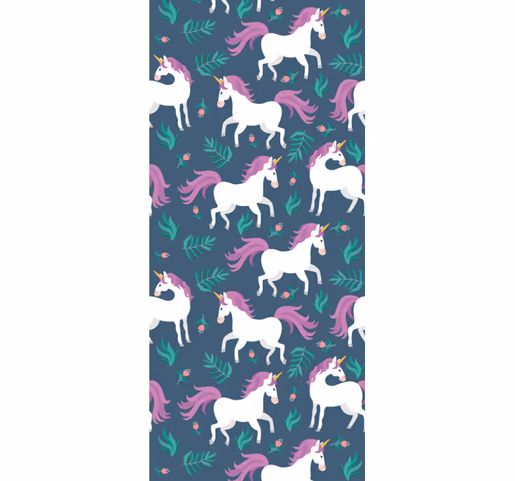 Tapet cai unicorni magici - TenStickers
