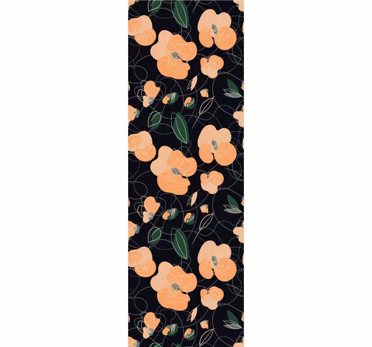 Tapet flori model de flori botanice - TenStickers