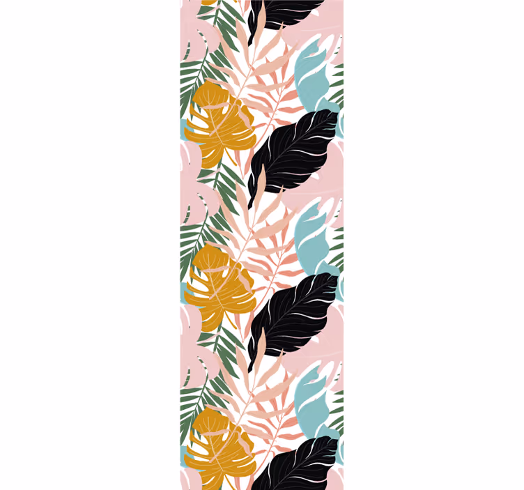 Tapet de frunze asortiment exotic de plante - TenStickers