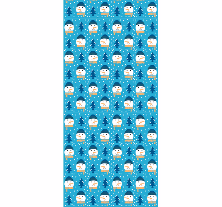 Tapet nordic peisaj de zăpadă nordic - TenStickers