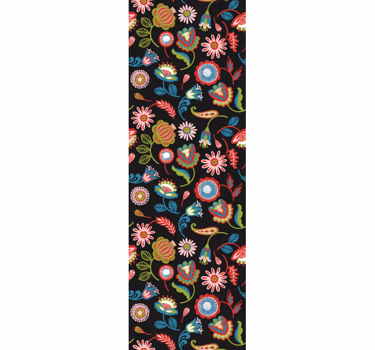 Tapet floral motiv floral popular - TenStickers