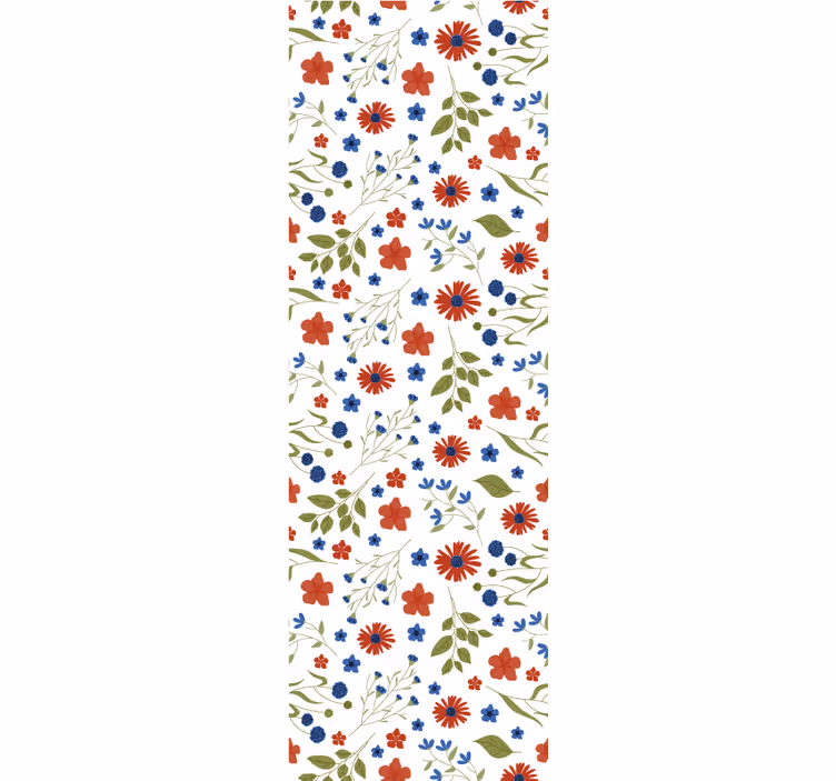 Tapet flori detaliu cu motiv floral - TenStickers