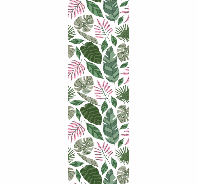 Tapet natura modele botanice cu frunze - TenStickers