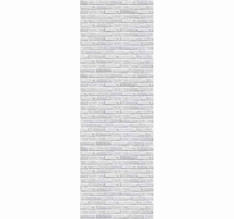 Tapet rustic din cărămizi de piatră albă - TenStickers