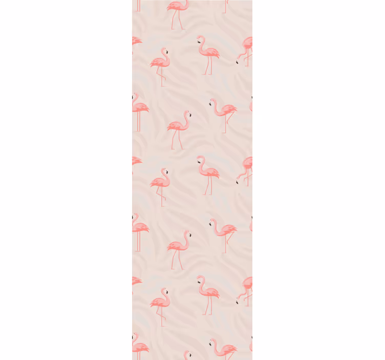 Tapet de animale ansamblu flamingo - TenStickers