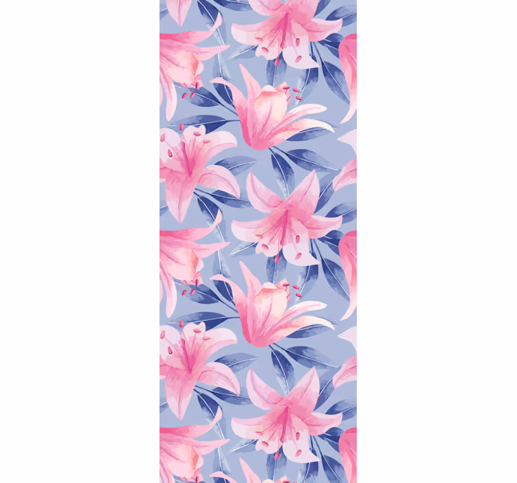Tapet floral model elegant de crin - TenStickers