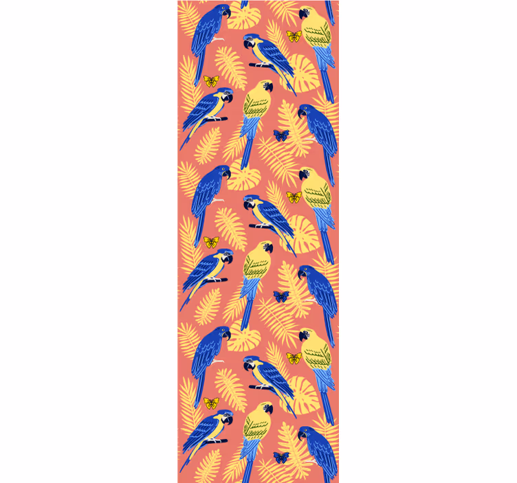 Tapet papagali motiv tropical papagal - TenStickers