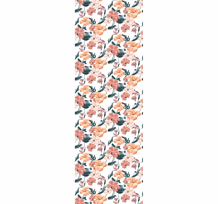 Tapet flori repetiție florală - TenStickers