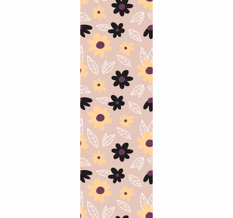 Tapet floral motiv floral simplist - TenStickers