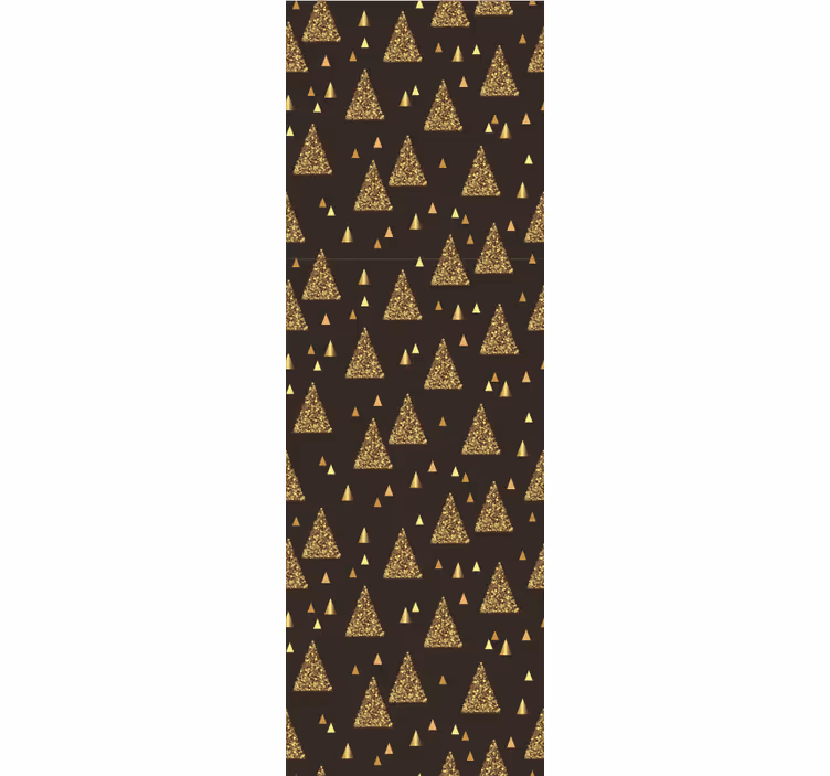 Geometric tapet motiv triunghi de aur - TenStickers
