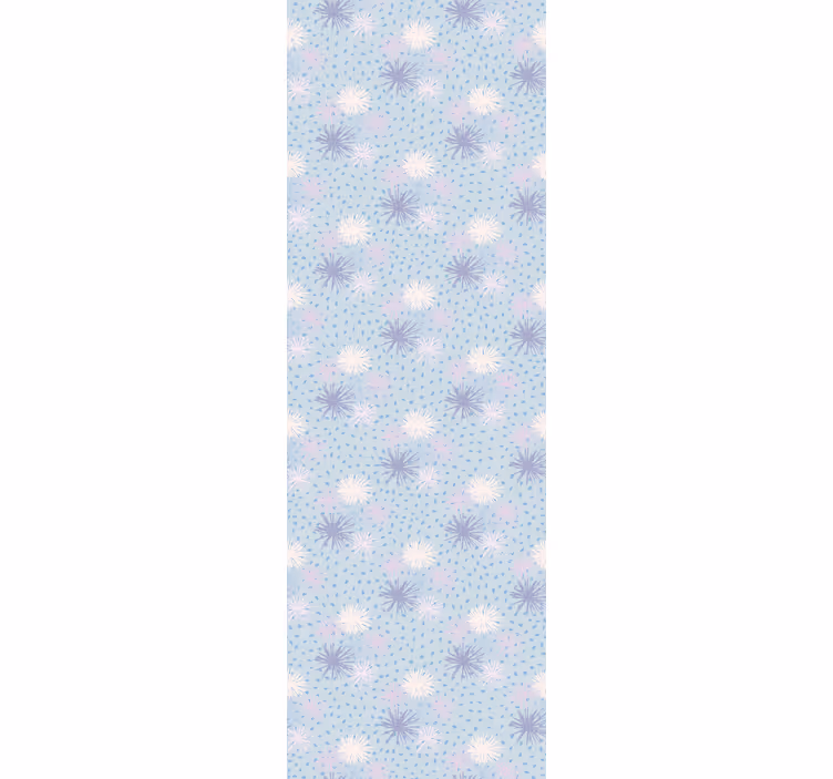 Cercuri tapet model floral punctat - TenStickers