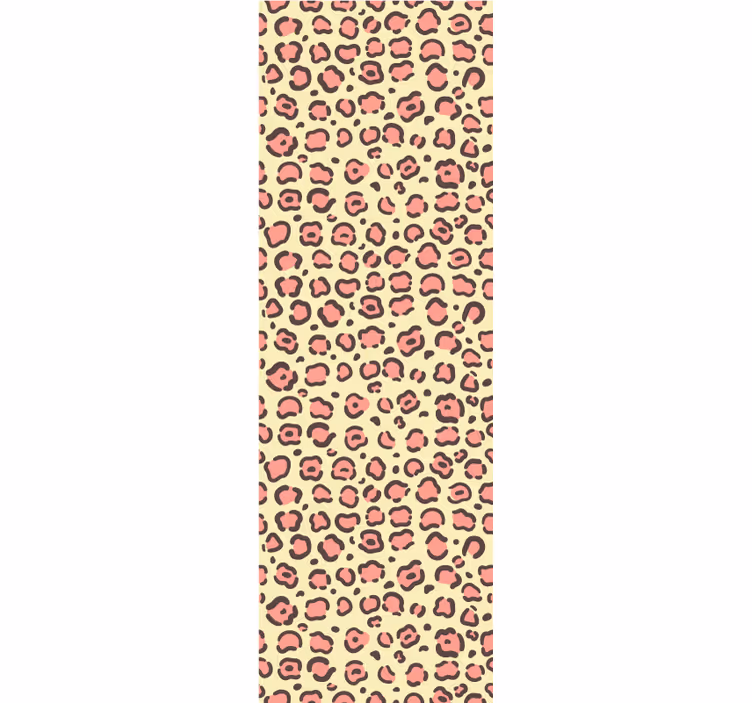 Tapet gresie motiv cu imprimeu leopard - TenStickers