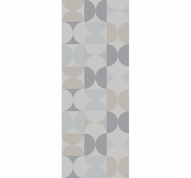 Tapet geometric motive geometrice circulare - TenStickers