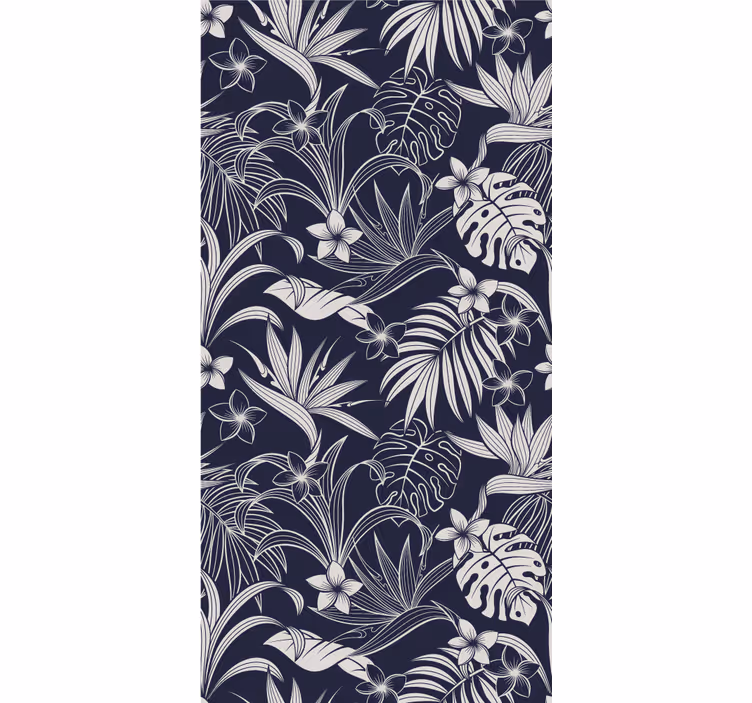 Tapet flori design floral tropical - TenStickers