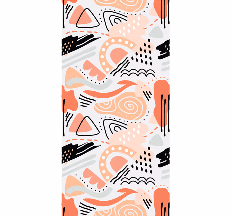 Tapet abstract forme abstracte - TenStickers
