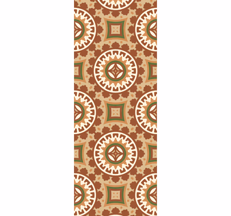 Tapet gresie ornamentale geometrice - TenStickers