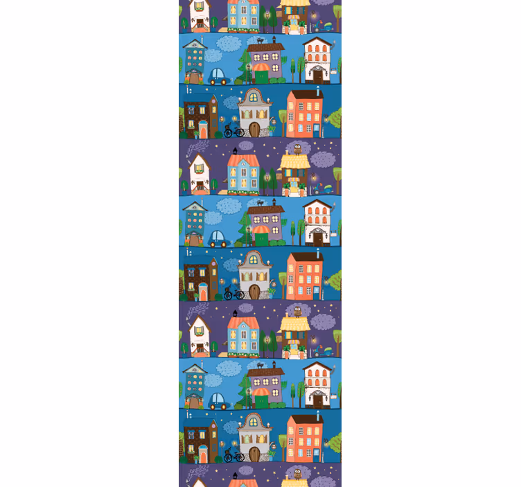 Orașe tapet oră de povești urbană - TenStickers