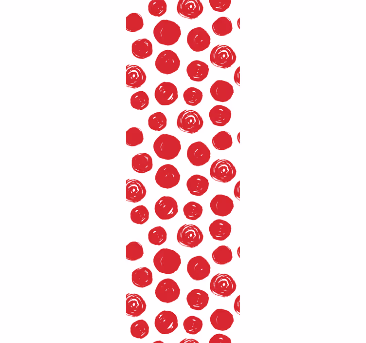 Tapet flori model de puncte florale - TenStickers