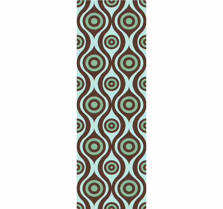Forme neregulate model anii 70 tapet vintage - TenStickers