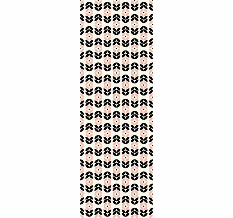 Tapet ornamental motiv geometric petală - TenStickers