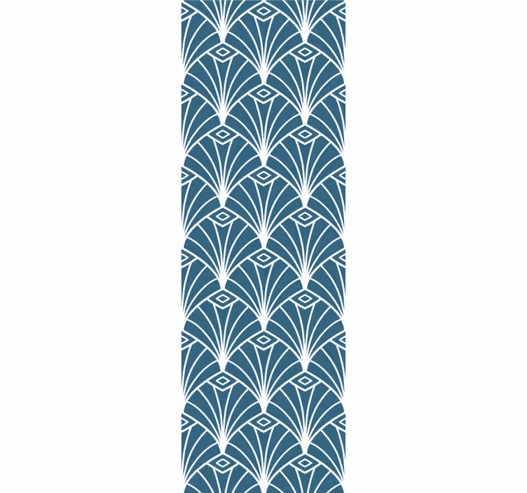 Tapet geometric pene geometrice de păun - TenStickers