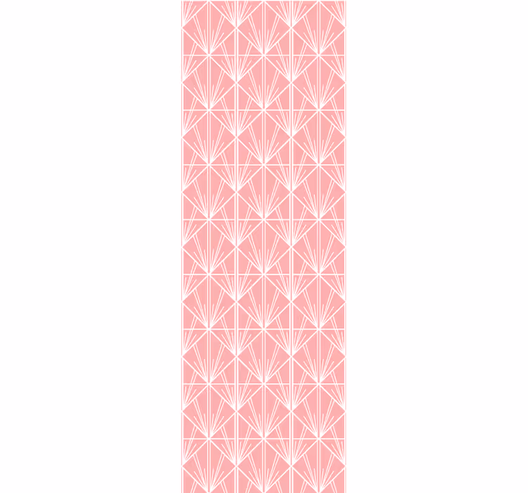 Tapet modern model geometric roz - TenStickers