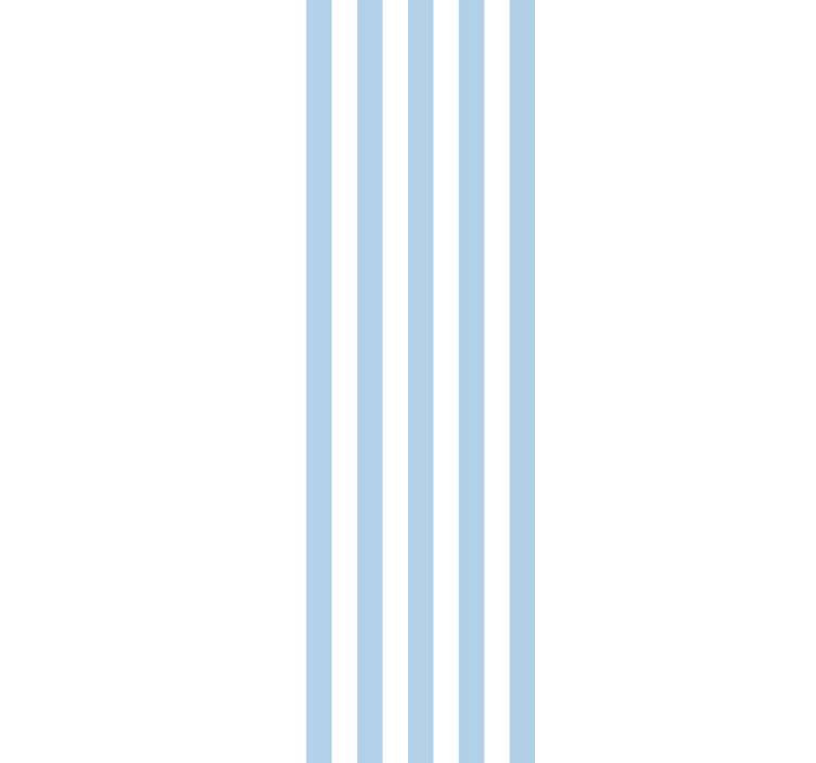 Tapet vertical pepinieră în dungi - TenStickers