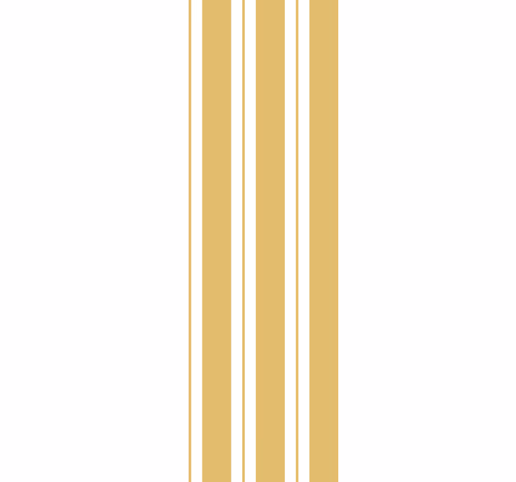 Tapet vertical nordic auriu și alb - TenStickers
