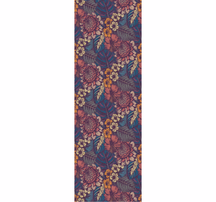 Tapet flori model botanic vintage - TenStickers