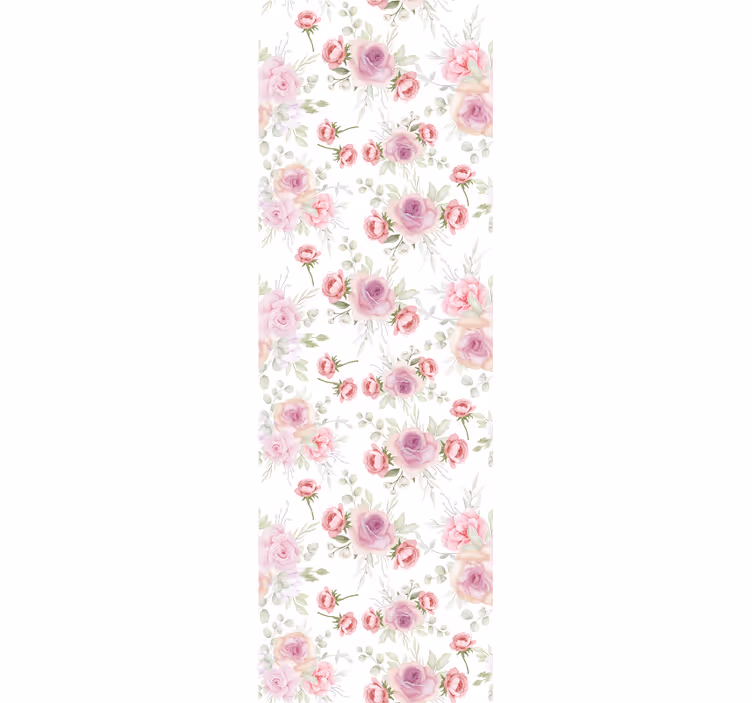 Tapet flori model floral delicat - TenStickers